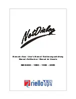 Предварительный просмотр 1 страницы Riello NEtDialog NDG 1000 User Manual