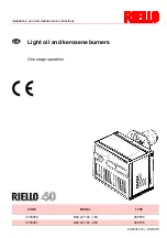 Riello R40 G7 140-160 Installation, Use And Maintenance Instructions preview