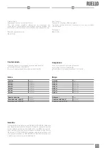 Preview for 3 page of Riello RK 24 N Instructions For Installation, Use And Maintenance Manual