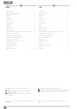 Preview for 4 page of Riello RK 24 N Instructions For Installation, Use And Maintenance Manual