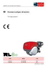 Preview for 1 page of Riello RL 300/B MZ Installation, Use And Maintenance Instructions