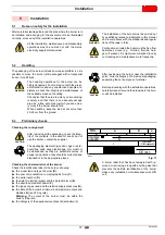 Preview for 19 page of Riello RLS 120/E FGR Installation, Use And Maintenance Instructions