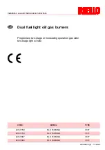 Riello RLS 160/M MX Installation, Use And Maintenance Instructions preview