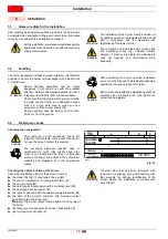 Preview for 18 page of Riello RLS 160/M MX Installation, Use And Maintenance Instructions