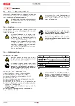 Preview for 16 page of Riello RLS 250/M Installation, Use And Maintenance Instructions