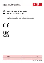 Preview for 1 page of Riello RLS 800/E MX Installation, Use And Maintenance Instructions