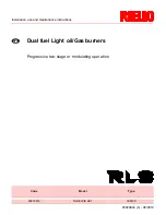 Riello RLS Series Installation, Use And Maintenance Instructions preview