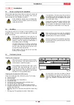 Preview for 21 page of Riello RRS 68/E O2 BLU Installation, Use And Maintenance Instructions