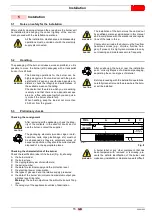 Preview for 17 page of Riello RS 1000/M C01 Installation, Use And Maintenance Instructions