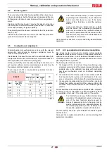 Preview for 29 page of Riello RS 1300/EV BLU Installation, Use And Maintenance Instructions