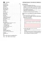 Preview for 2 page of Riello RS 25/M BLU Installation, Use And Maintenance Instructions