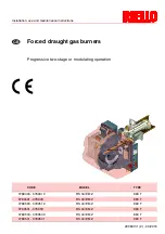 Preview for 1 page of Riello RS 34/E MZ Installation, Use And Maintenance Instructions