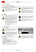 Предварительный просмотр 22 страницы Riello RS 64/E MZ Installation, Use And Maintenance Instructions