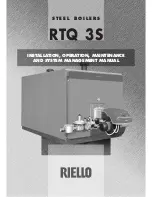 Riello RTQ 1100 3S Installation, Operation And Maintenance Manual предпросмотр