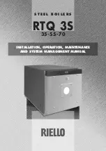 Riello RTQ 35 3S Installation, Operation, Management And System Management Manual preview