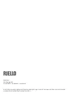 Preview for 20 page of Riello RTT 29 Instructions For The Installer