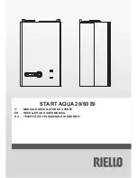 Preview for 1 page of Riello START AQUA 28/60 BI Installer And User Manual