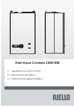 Preview for 1 page of Riello Start Aqua Condens 25/60 BIS Installer And User Manual