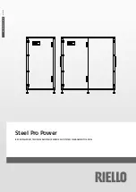 Riello STEEL PRO POWER Installation, Technical Assistance Service And System Management Manual preview