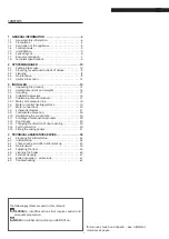 Preview for 3 page of Riello TAU 2100 N Installation, Technical Assistance Service And System Management Manual