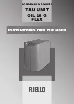 Riello TAU UNIT OIL 28 G FLEX Instructions For The User preview