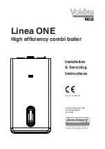 Riello Vokera Linea ONE Installation & Servicing Instructions Manual preview