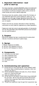 Preview for 9 page of Riester metpak 5270 Instructions Manual