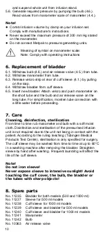 Preview for 10 page of Riester metpak 5270 Instructions Manual