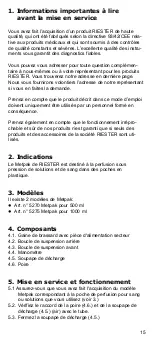 Preview for 15 page of Riester metpak 5270 Instructions Manual