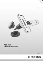 Riester RCS-100 Instructions For Use Manual preview