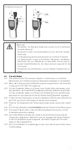 Предварительный просмотр 15 страницы Riester ri-thermo fastPRObe Instructions For Use Manual