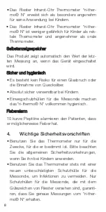 Preview for 8 page of Riester ri-thermo N Instructions Manual