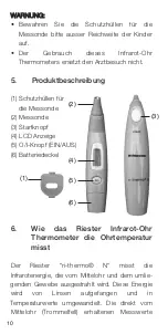 Preview for 10 page of Riester ri-thermo N Instructions Manual