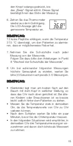 Preview for 15 page of Riester ri-thermo N Instructions Manual