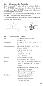 Preview for 19 page of Riester ri-thermo N Instructions Manual