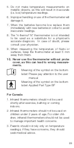 Preview for 23 page of Riester ri-thermo N Instructions Manual