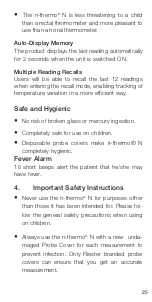 Preview for 25 page of Riester ri-thermo N Instructions Manual