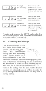 Preview for 34 page of Riester ri-thermo N Instructions Manual