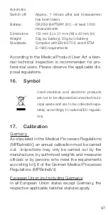 Preview for 37 page of Riester ri-thermo N Instructions Manual