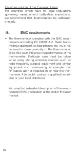 Preview for 38 page of Riester ri-thermo N Instructions Manual