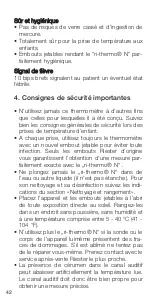 Preview for 42 page of Riester ri-thermo N Instructions Manual