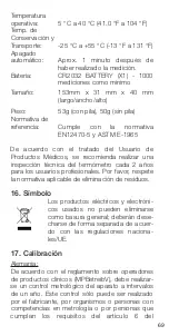 Preview for 69 page of Riester ri-thermo N Instructions Manual