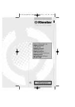 Riester Salpingograph Instructions Manual preview