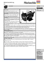 Preview for 1 page of Rietschle PICOLINO DTE Series Operating Instructions