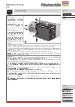 Rietschle VACFOX VC 150 Operating Instructions Manual предпросмотр