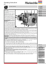 Preview for 5 page of Rietschle VCAH 100 Operating Instructions Manual