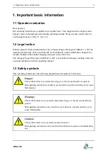 Preview for 7 page of RIEXINGER BSM 630 Operating Manual