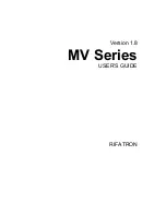 Rifatron MV-1624 User Manual preview