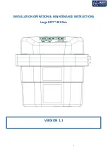 Preview for 1 page of RIFT Actuators RIFT 200 Installation, Operation & Maintenance Instructions Manual