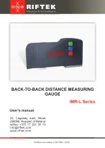 Riftek IMR-L Series User Manual предпросмотр